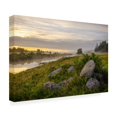 thumbnail image 4 of Canvas Wall Art - Yury A Melnikov 'Early Morning On The Bank Of A Small Northern River' Wall Art for Living Room, Bedroom, or Office Décor by Trademark Fine Art - 19 x 12 Inches, 4 of 4