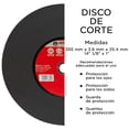 thumbnail image 3 of Disco De Corte De 14 Pulgadas 2 Mallas Maraga Paq. 10 Pzs, 3 of 4