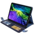 thumbnail image 2 of Dteck Case for iPad Air 11 inch 2024,Folio Stand PU Leather Cover with Hand Strap, Crossbody Protective Case w/Pen Holder Card Slots Envelope Pocket Wallet Case for iPad Air 11-in. (M2),Blue, 2 of 8