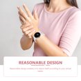 thumbnail image 2 of 2Pcs Decorative Watch Strap Wavy Woven Watchband Watch Decor Compatible for Samsung, 2 of 6