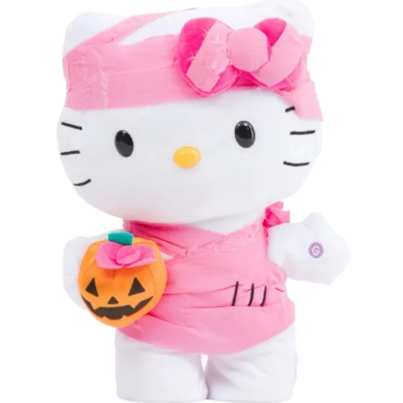 2025 Hello Kitty Pink Mummy Halloween 12” Dancing Side Stepper NEW WITH TAGS