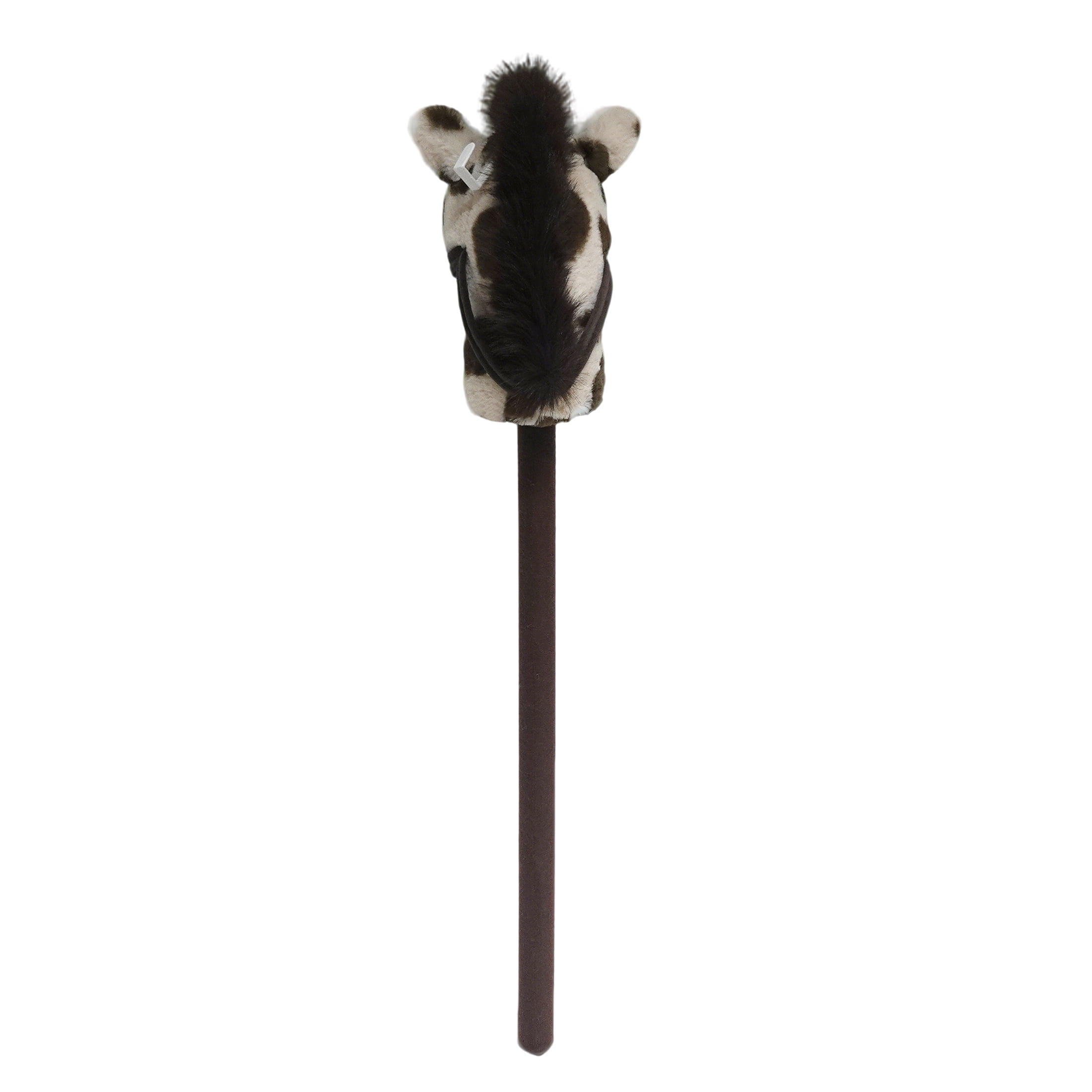 Kid Connection Plush Riding Stick Horse, Spotted, Ages 3+, Toddler Toys
