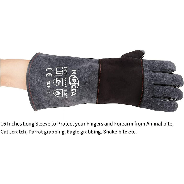 Black Mens Alligator Leather Gloves Drive Work Glove Windproof High Quality  Gift