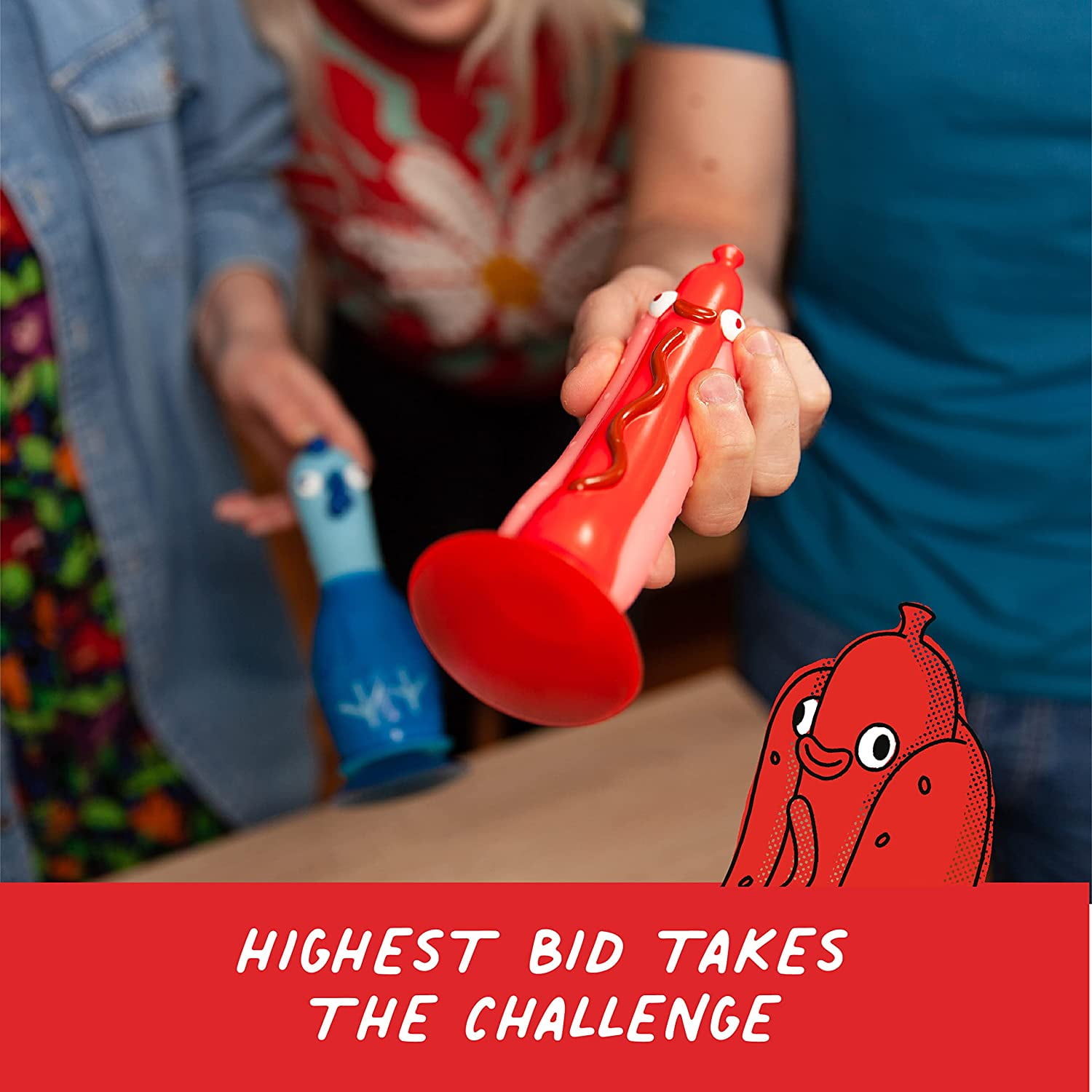 Big Potato - Chicken vs Hotdog : The Fun, Flipping Party Game, Perfect for  Family Game Night