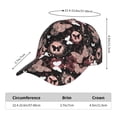 thumbnail image 2 of Sigee Butterfly for Fashionable curved brim baseball cap for Men Women Curly Hair Ponytail Hat for Outdoor Sports, 2 of 6