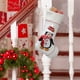thumbnail image 1 of Christmas Decorative Socks Elderly Snowman White Gift Socks Home Fireplace Hanging Decoration, 1 of 5