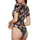 thumbnail image 2 of Balery Butterflies1 Body de cuello redondo de manga corta para mujer Tops de manga corta Tops básicos-Large, 2 of 7