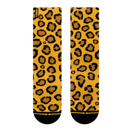 

Leopard Print Jungle Cat Crew Socks