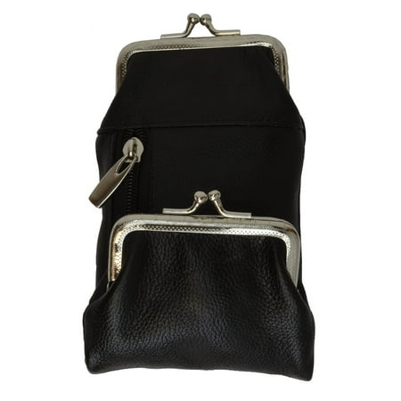 Womens Leather Cigarette and Lighter Case with Twist Clasp in Choice of Colors