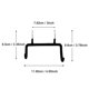 thumbnail image 3 of 10 Piezas de Soporte de Taladro, de Alta Resistencia, Dobles de Tablero de Clavijas, Gancho de Suspensión para Taladro, Accesorios, Herramienta Eléctrica, Etc., 3 of 6