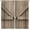 Style-5, variant on Rustic Curtain Old Wooden Garage Door Curtain for Living Room Bedroom Blackout Rod Pocket Printed Window Drapes 2 Panel 42x54in