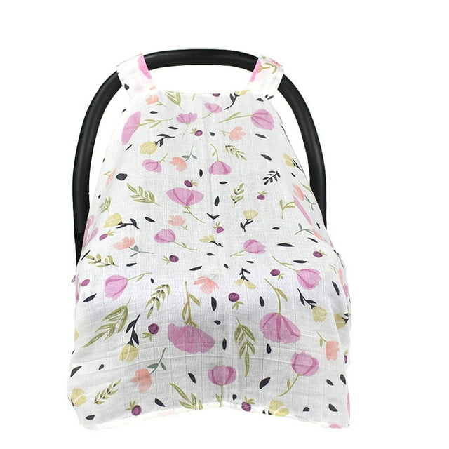 Cubierta para asiento de coche de bebé, dosel para asiento de coche infantil, fundas portabebés de algodón