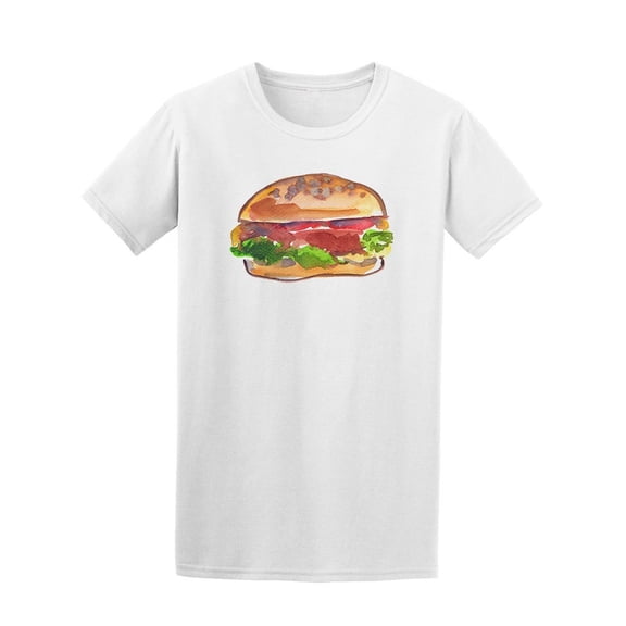 Simple Art Burger Tee Men's -Image by Shutterstock