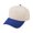 Royal Blue Beige, variant on TOPTIE 5 Panel Kids Trucker Cap Snapback Cotton Sun Hat Youth 2-7 Years Old-Red Beige