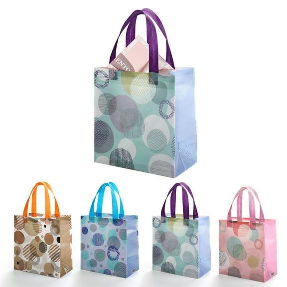 40pcs, colorful polka dot gift packaging bags, cute gift bags, non-woven gift bags, gift packaging bags with handles, suitable for birthdays, weddings, parties, retail stores