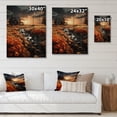 thumbnail image 4 of Designart "Sunlit Haven at the Farmhouse" Landscape & Nature Print on Natural Pine Wood, 4 of 5