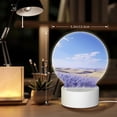 thumbnail image 6 of Daiia Lavender Fields Under Blue Sky Pattern Acrylic Night Light, LED Touch Light, Bedroom Night Light, Soft Glowing Lamp Perfect Gift for Mother's Day, Birthday, or Christmas, 6 of 9