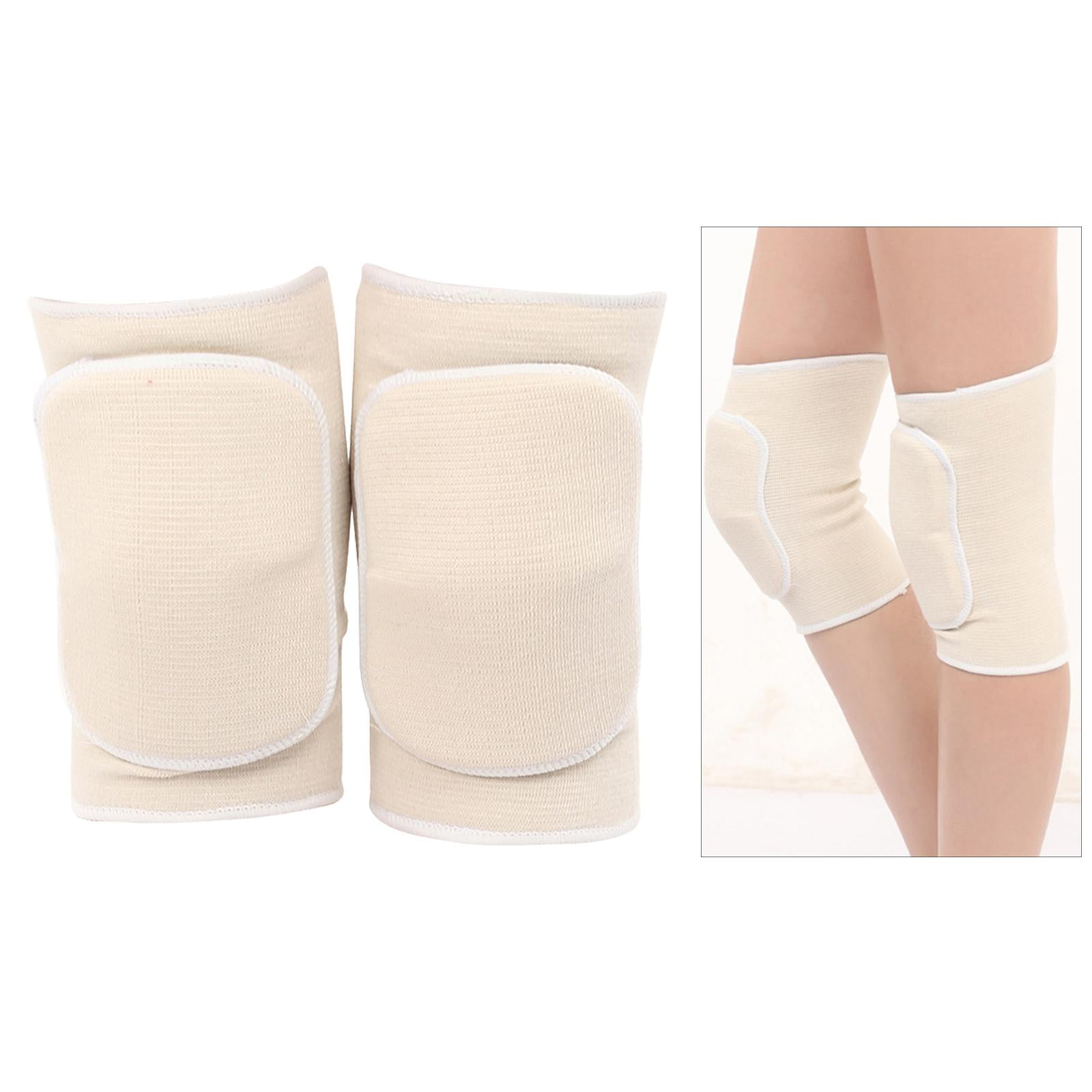 funtasica 3X Protective Knee Pads Pro Thick Sponge Avoidance Kneeling Kneepad White