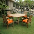 thumbnail image 1 of Anderson Teak Brianna 5 Piece Oval Patio Dining Set, 1 of 2