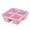 Pink, variant on IAJFHAFS Bento Snack Containers, Reusable 4 Compartment Divided Food Storage Containers, Divided Lunchable Container For School, Work And Travel