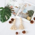 thumbnail image 6 of Promotion Clearance 2PCS Wood Bead Garland With Tassels Farmhouse Rustic Country Decor Wall Decor Farmhouse Ornament Woven Wall Hanging, 6 of 6