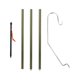 thumbnail image 4 of Soporte para linterna DYNWAVEMX Camping Soporte de luz colgante plegable Verde, 4 of 8
