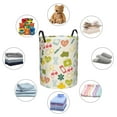 thumbnail image 6 of Kll Medical Icons Waterproof Foldable Laundry Hamper Bucket With Handles For Storage Bin,Kids Room,Home Organizer (Medium), 6 of 8
