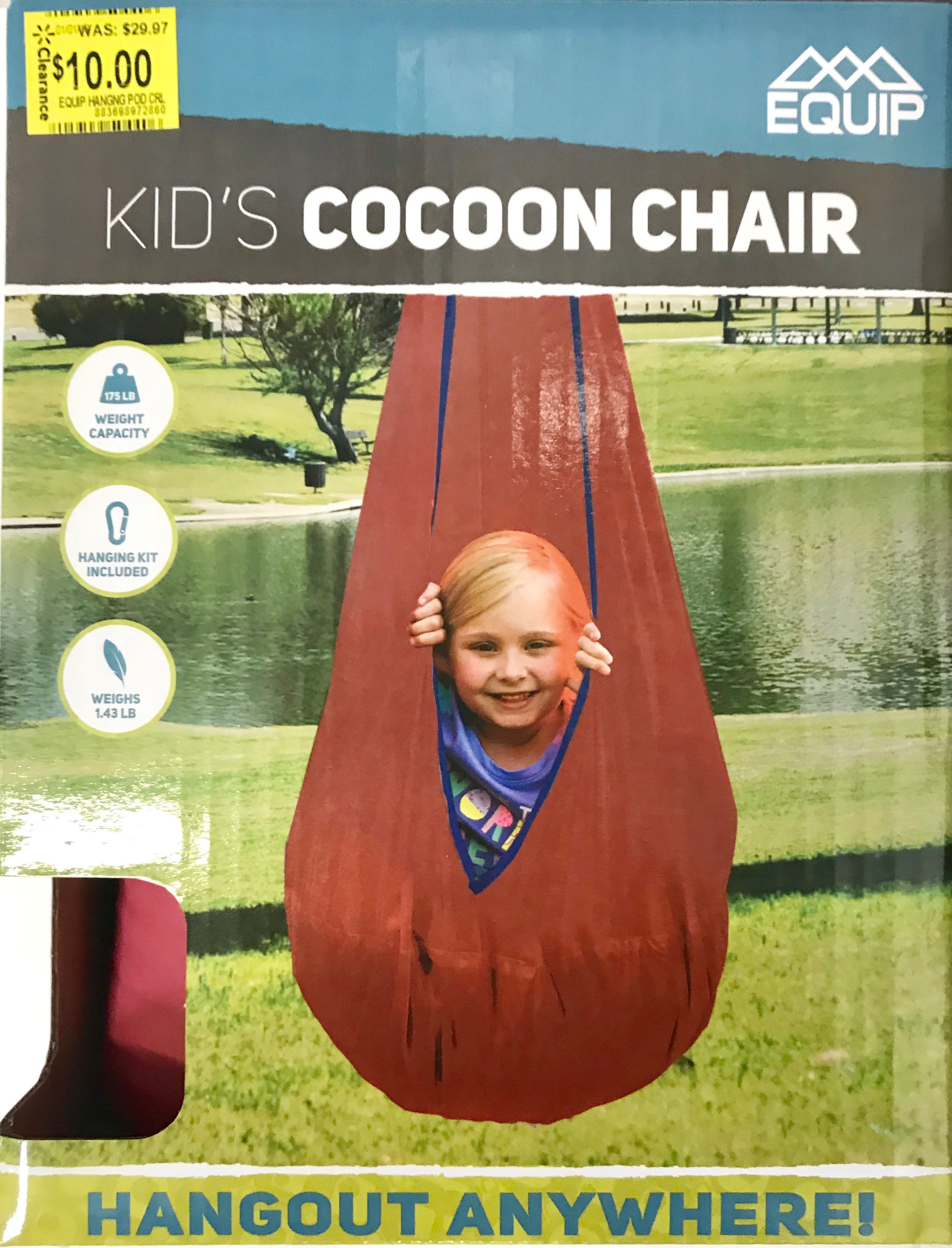 kids hanging cocoon chair