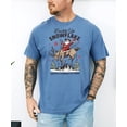 thumbnail image 3 of Buckle Up Snowflake Santa's Coming to Town Unisex Shirt Western Christmas Tee for Men & Women Blue Jean Shirt Adult Medium, 3 of 4