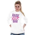 thumbnail image 4 of Funny Workout Weights Before Dates Women's Long Sleeve T Shirt Brisco Brands S, 4 of 6