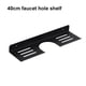 thumbnail image 3 of Monstrate Soporte para grifo de ducha, resistente al agua, a prueba de humedad, ligero, a prueba de herrumbre, soporte para jabón, estante de Juegos de accesorios de baño Negro/40cm/Tipo 1 Monstrate HA080089-01, 3 of 6