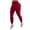 A41 Brick Red, variant on Lifting Leggings for Women Tummy Control High Waisted Workout Gym Seamless Yoga Pants Dark Purple M