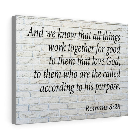 Scripture Walls Called to Purpose Romans 8:28 Wall Art Christian Home Decor Unframed