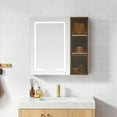thumbnail image 4 of Cervia 30 in.W x 29.5 in.H Medicine Cabinet with Aluminum Frameless LED Mirror, 4 of 16