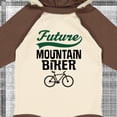 thumbnail image 4 of Inktastic Biking Future Mountain Biker Boys or Girls Long Sleeve Baby Bodysuit, 4 of 5