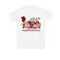 thumbnail image 3 of Sweet Treats Valentine's Day T-shirt Charming Drinks With Teddy Bears And Flowers, Perfect For Lovebirds, Shirt For Women, 3 of 6