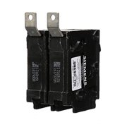 Siemens Circuit Breaker,20A,Bolt On,120/240V,2P B220H