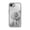 Gray, variant on TECH CIRCLE for iPhone 16e/17e (6.1") Hollow Cooling Vent Design Shockproof Case with Rotating Metal Ring Kickstand, Camera Lens Protector, Compatible with Magnetic Wireless Charging, Black