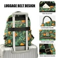 thumbnail image 3 of FORMRS Mini Backpack Purse for Women Travel Daypack Casual Shoulder Bag, Orange Tree Pattern, 3 of 7
