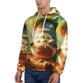 thumbnail image 4 of Totoro Trendy Cartoon Men'S Fleece Hooded Hoodie, hoodies for women men with pockets,Fall Fashion 2025 Pullover Sweaters Winter Clothes, 4 of 9