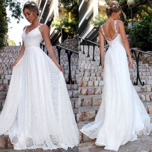 long white cotillion dresses