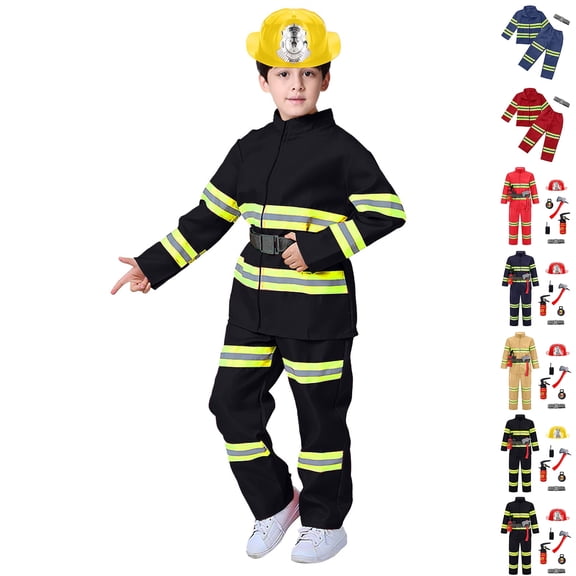 Toddler for Boys Unisex Firefighter Dress up Clothes 1-2 Years Halloween Boy