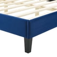 thumbnail image 5 of Modway Adelaide Modern Performance Velvet King Platform Bed in Navy, 5 of 10