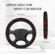 thumbnail image 3 of Balery Roses Fundas elásticas antideslizantes para volante, funda protectora universal para hombre y mujer, 15 pulgadas, accesorios para coche., 3 of 6