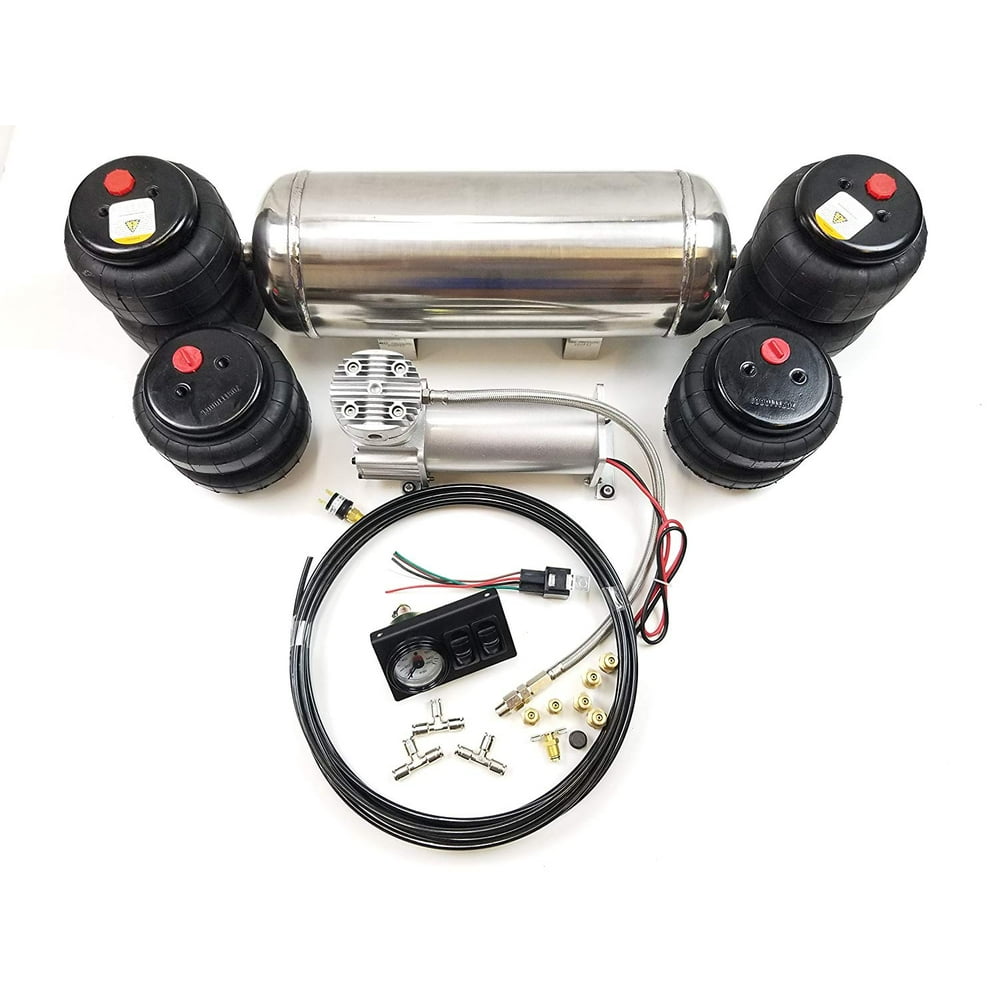 Universal 4 Corner Air Ride Suspension System Kit 2500 Series Walmart