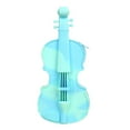 thumbnail image 2 of Ngheia Violin Pencil Case Guitar Creative Blue & Green - Silicone Cosmetic Bag, Multifunctional, Aesthetic Zipper Storage, 2 of 9