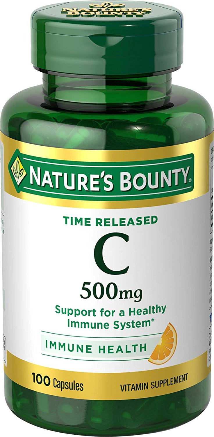 Nature's Bounty Vitamin C 500 mg, 100 Time Release