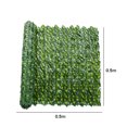 thumbnail image 4 of Valla De Privacidad Artificial Pantalla de valla de privacidad artificial Faux Hedges hojas de salvia verde impresas en color Ehuebsd Libre de BPA, 4 of 4