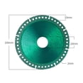 thumbnail image 3 of Multifunctional Cutting Blade Diamond High Manganese Steel Matrix Composite Sawblade 100mm Diameter Ceramic Tile Glass Cutting Disc for Angle Grinder Stone-Cutter, 3 of 6
