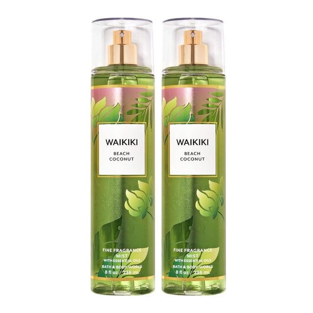 Perfume Bath & Body Works Waikiki Beach Coconut 236 ml x2